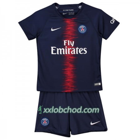 Fotbalové dresy Paris Saint-Germain Dětské Domácí Dres 2018/19 Krátký Rukáv